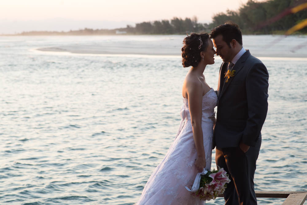 Portrait at sunset on beach with the Nikon 85mm f 1.8 G