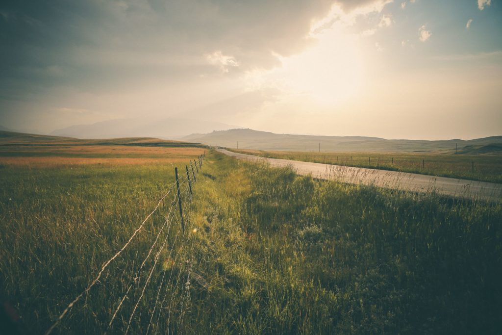 Picture of a landscape to show deep depth of field