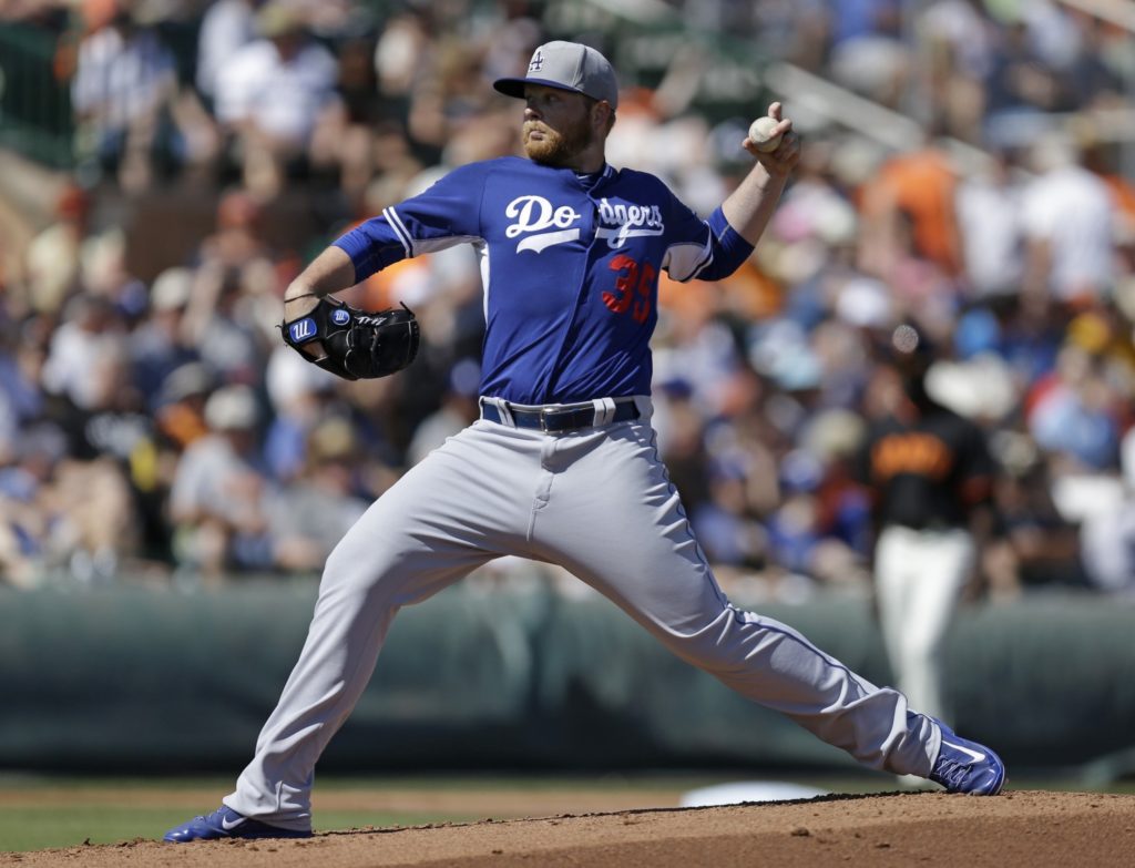 image of a pitcher from the dodgers with a blurred background effect