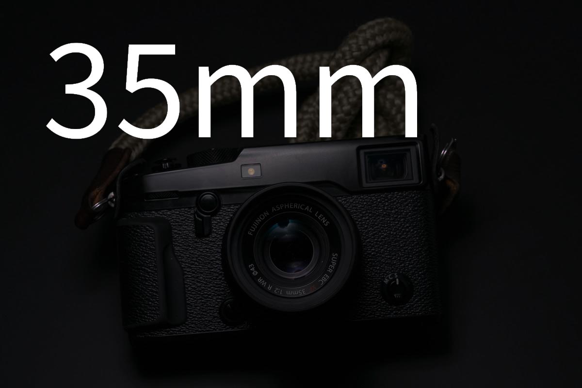 Image of a Fujifilm camera with a 35mm lens attached